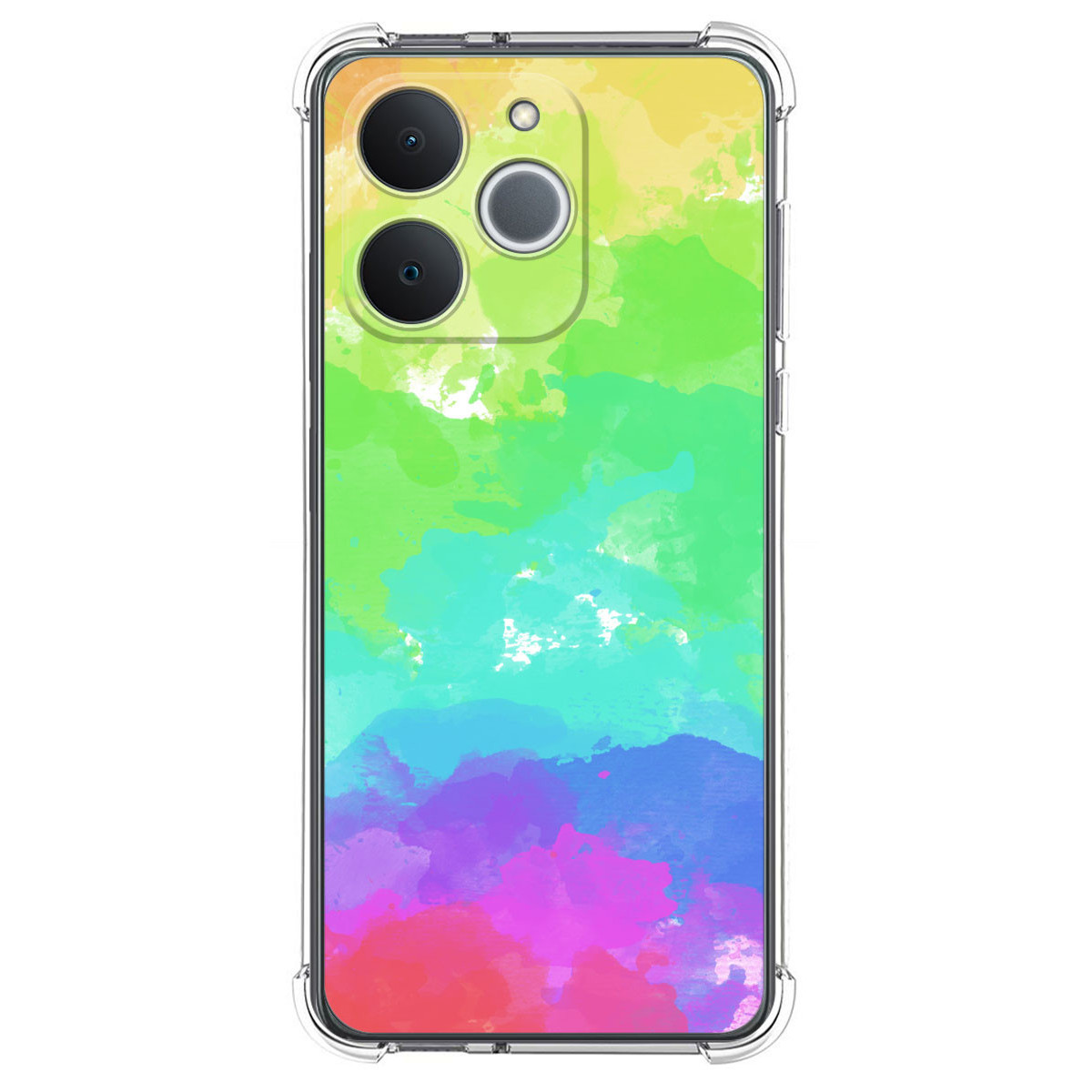 Funda Silicona Antigolpes para Realme Note 70T diseño Acuarela 03 Dibujos