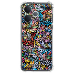 Funda Silicona Antigolpes para Realme Note 70T diseño Flores 04 Dibujos