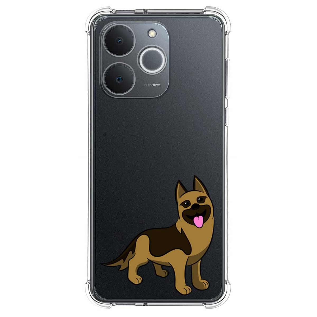 Funda Silicona Antigolpes para Realme Note 70T diseño Perros 03 Dibujos