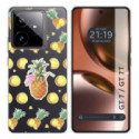 Funda Silicona Transparente para Realme GT 7 / GT 7T 5G diseño Piña Dibujos