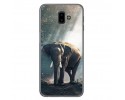 Funda Gel Tpu para Samsung Galaxy J6+ Plus Diseño Elefante Dibujos