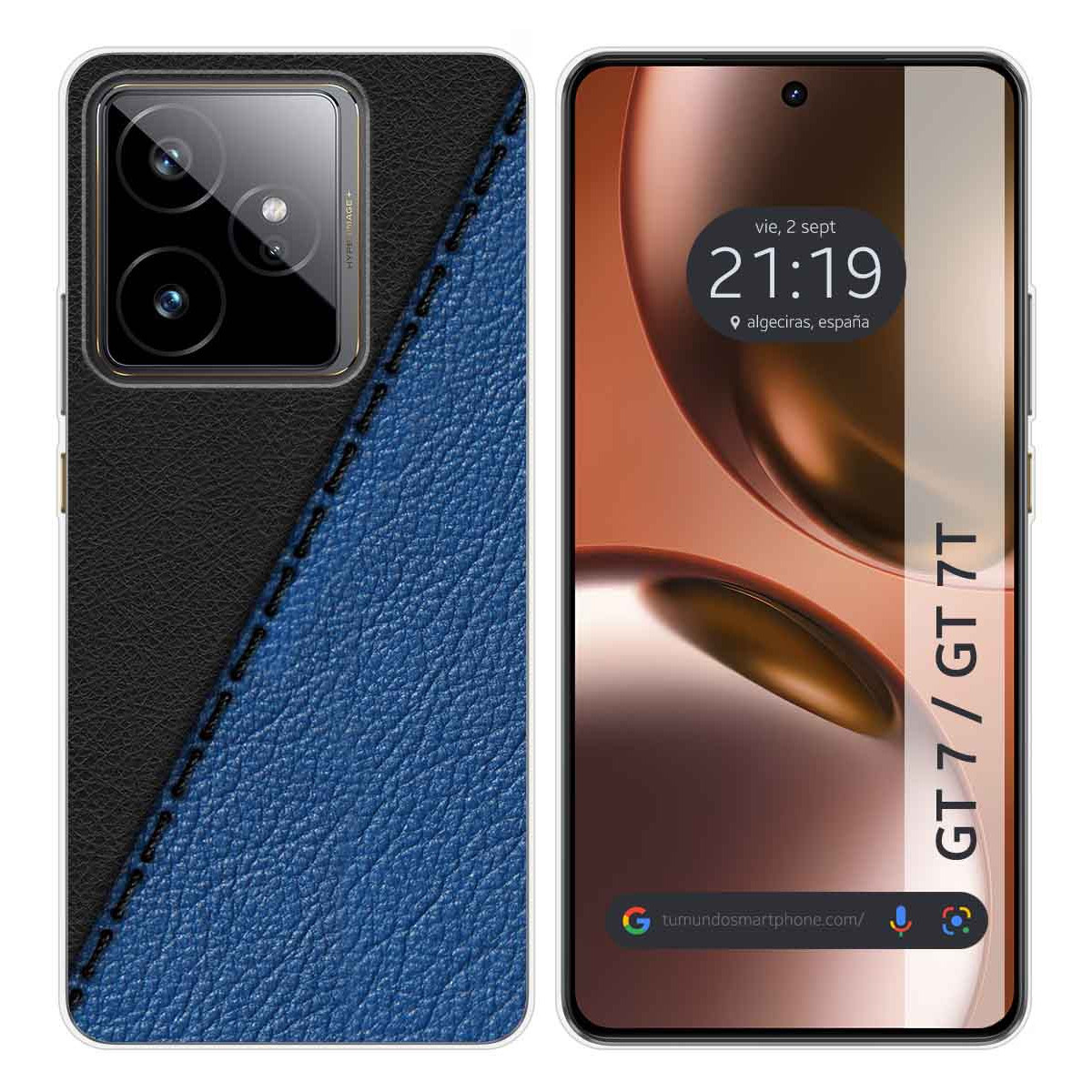 Funda Silicona para Realme GT 7 / GT 7T 5G diseño Cuero 02 Dibujos