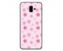 Funda Gel Tpu para Samsung Galaxy J6+ Plus Diseño Flores Dibujos