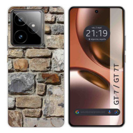 Funda Silicona para Realme GT 7 / GT 7T 5G diseño Ladrillo 03 Dibujos