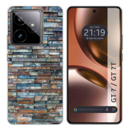 Funda Silicona para Realme GT 7 / GT 7T 5G diseño Ladrillo 05 Dibujos