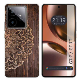 Funda Silicona para Realme GT 7 / GT 7T 5G diseño Madera 06 Dibujos