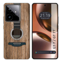Funda Silicona para Realme GT 7 / GT 7T 5G diseño Madera 11 Dibujos
