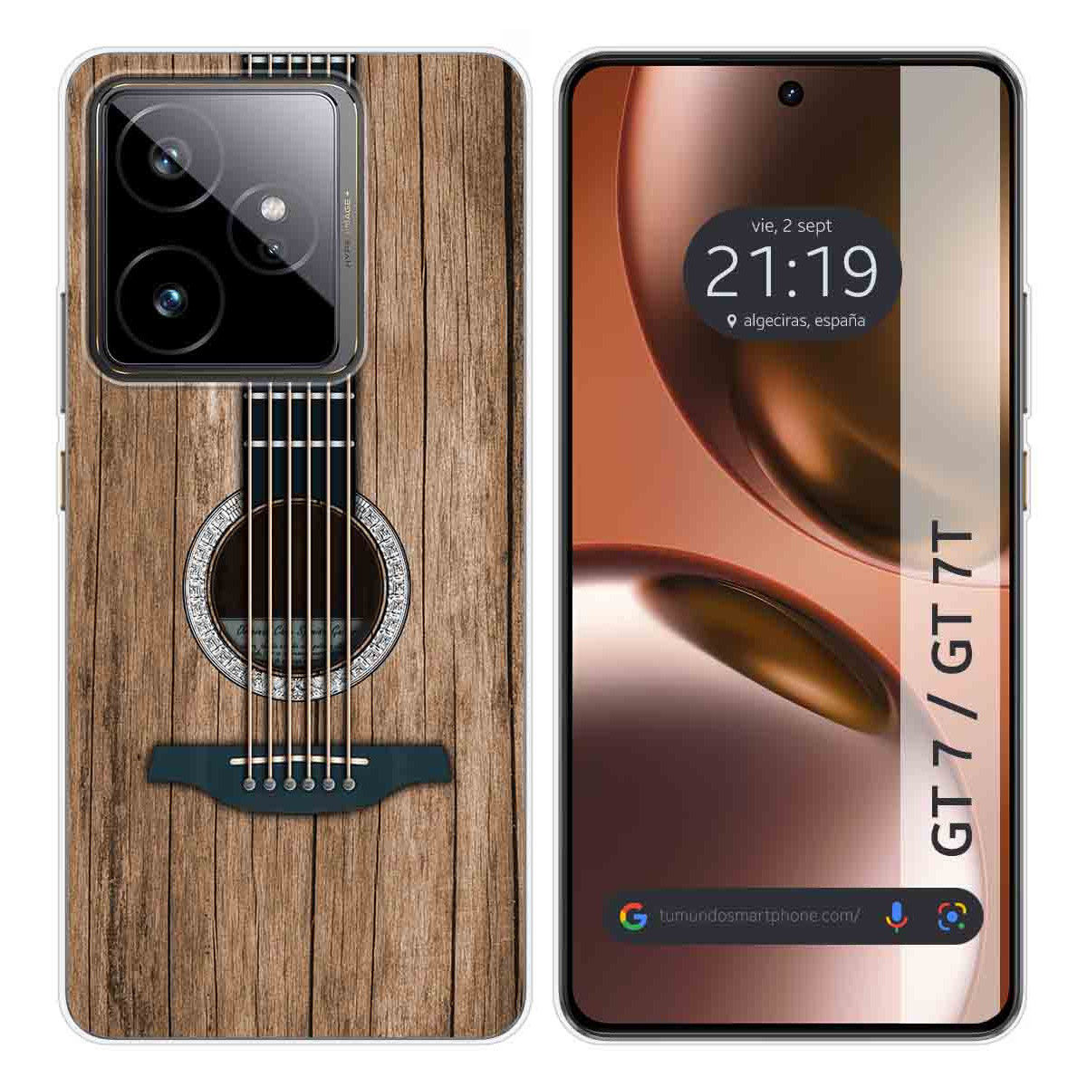 Funda Silicona para Realme GT 7 / GT 7T 5G diseño Madera 11 Dibujos
