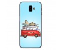 Funda Gel Tpu para Samsung Galaxy J6+ Plus Diseño Furgoneta Dibujos