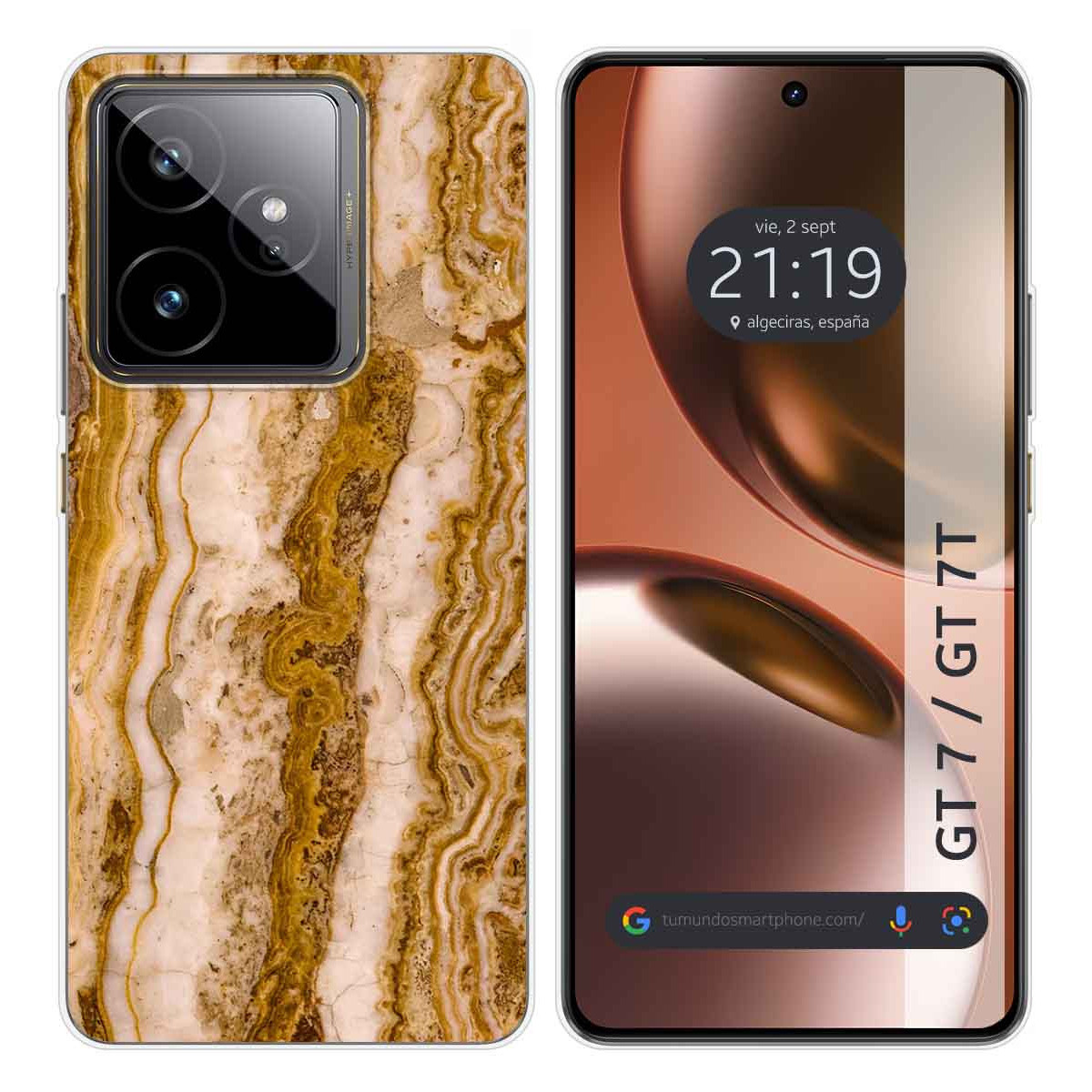Funda Silicona para Realme GT 7 / GT 7T 5G diseño Mármol 10 Dibujos