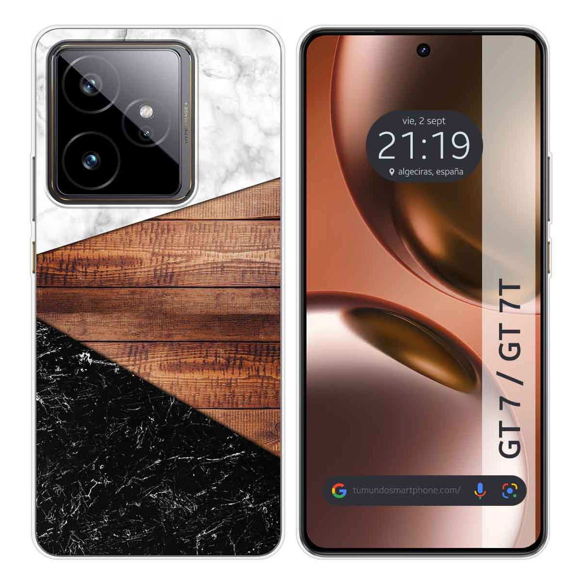 Funda Silicona para Realme GT 7 / GT 7T 5G diseño Mármol 11 Dibujos