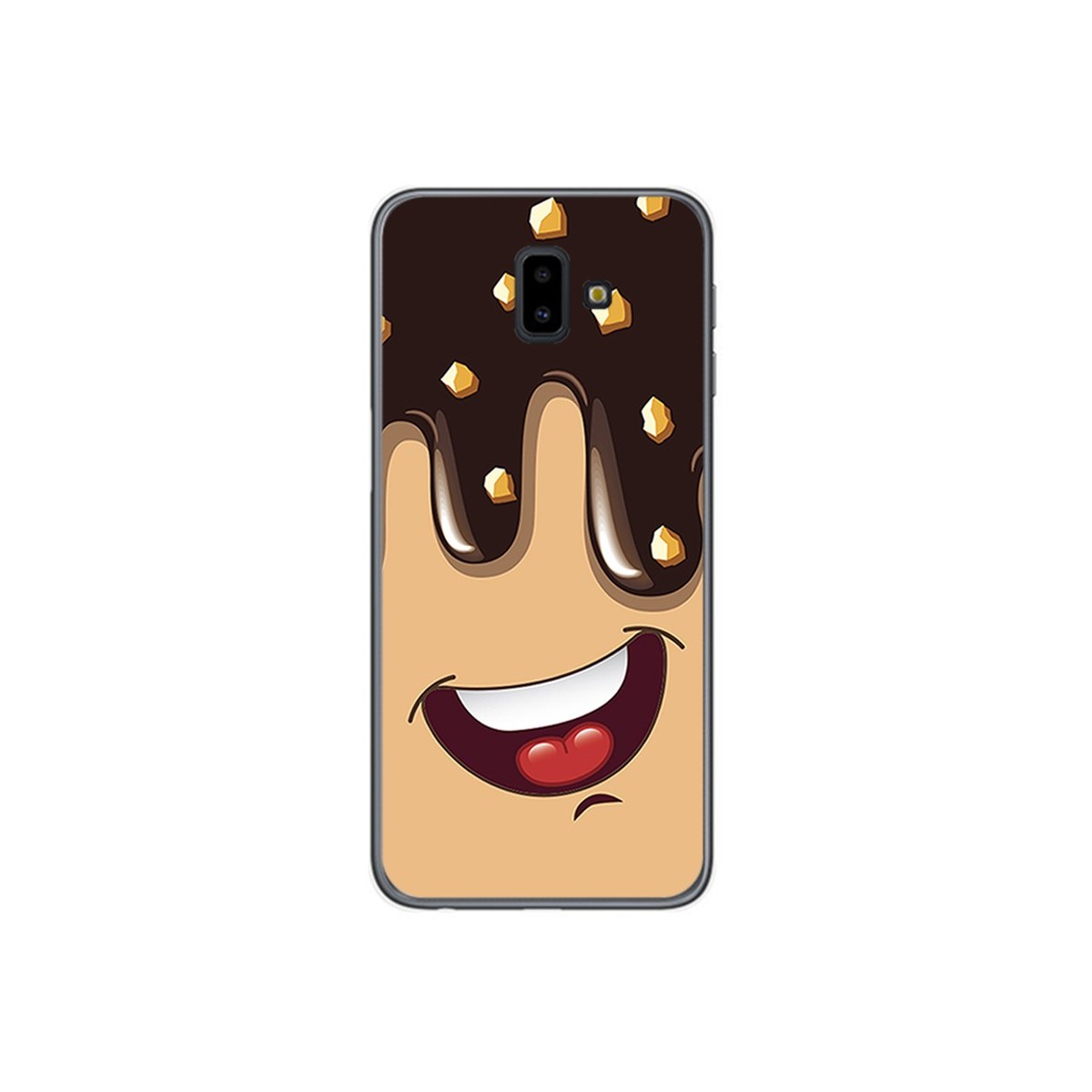 Funda Gel Tpu para Samsung Galaxy J6+ Plus Diseño Helado Chocolate Dibujos