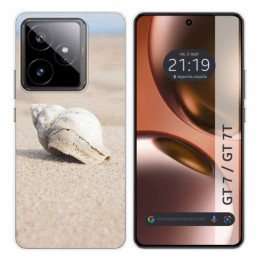 Funda Silicona para Realme GT 7 / GT 7T 5G diseño Concha Dibujos