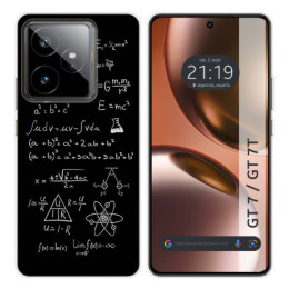 Funda Silicona para Realme GT 7 / GT 7T 5G diseño Formulas Dibujos