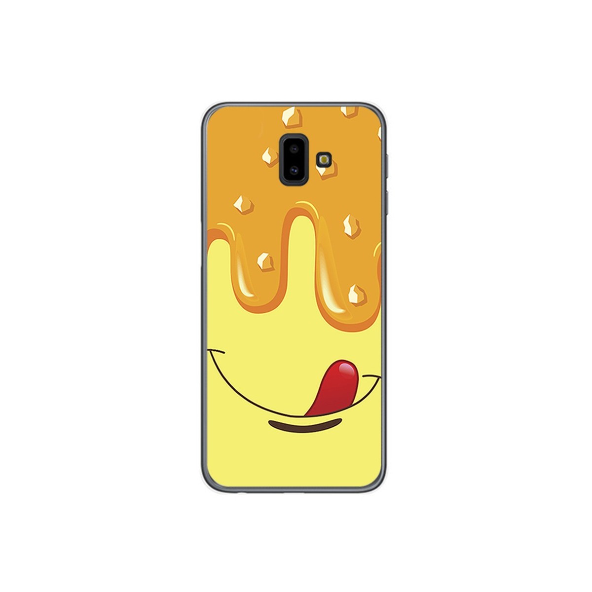 Funda Gel Tpu para Samsung Galaxy J6+ Plus Diseño Helado Vainilla Dibujos