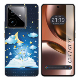 Funda Silicona para Realme GT 7 / GT 7T 5G diseño Libro Cuentos Dibujos