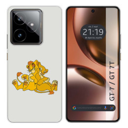 Funda Silicona para Realme GT 7 / GT 7T 5G diseño Leones Dibujos