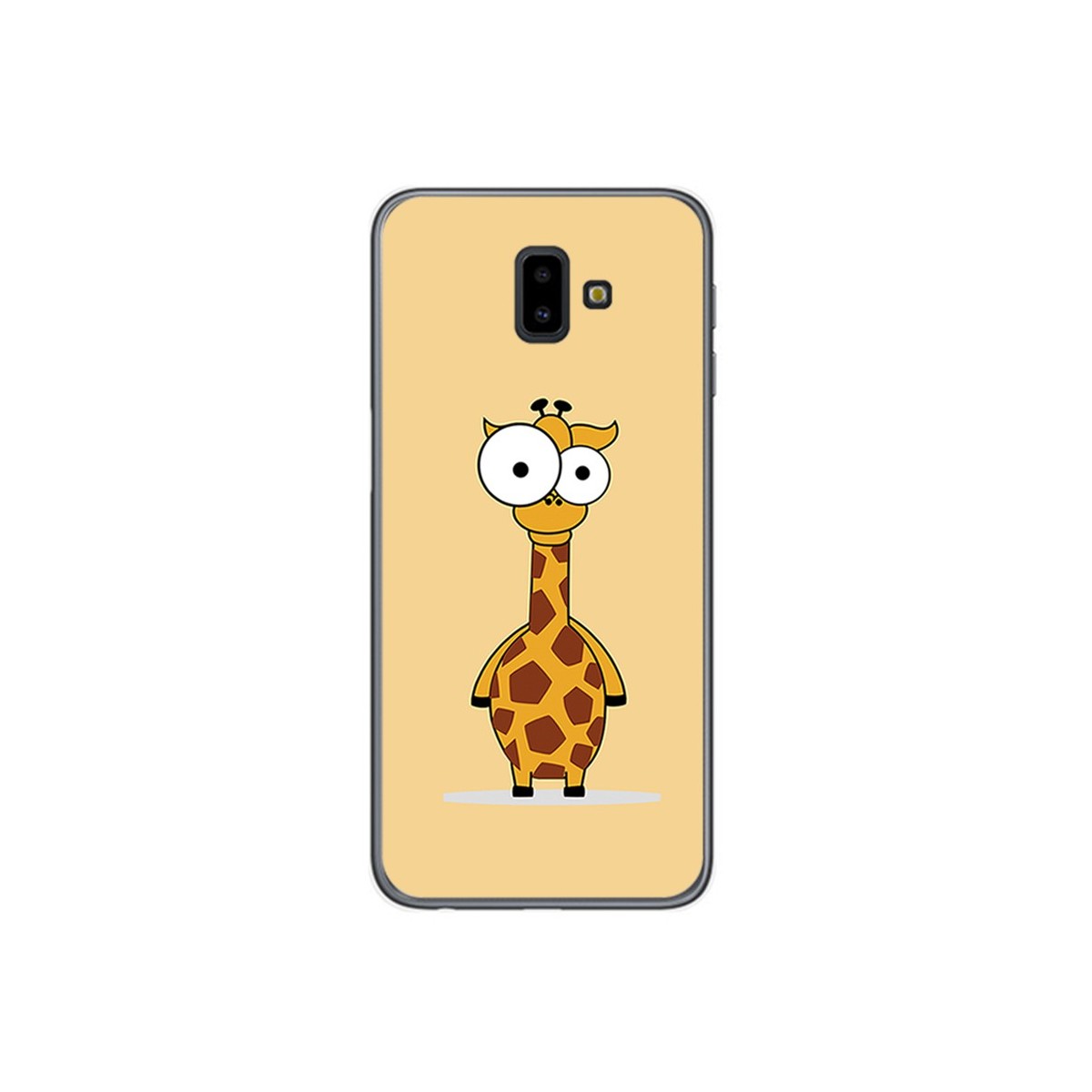 Funda Gel Tpu para Samsung Galaxy J6+ Plus Diseño Jirafa Dibujos