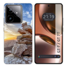 Funda Silicona para Realme GT 7 / GT 7T 5G diseño Sunset Dibujos