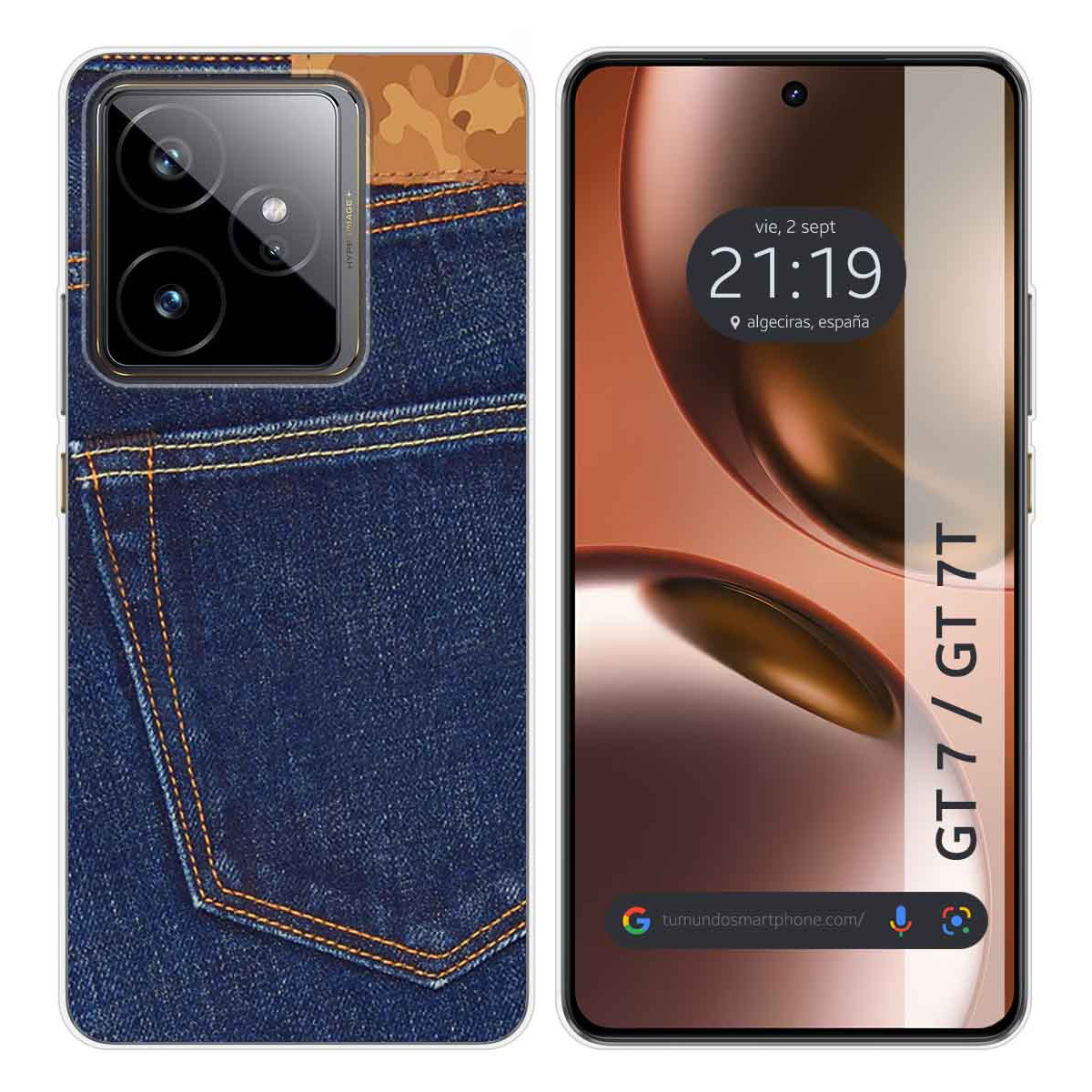 Funda Silicona para Realme GT 7 / GT 7T 5G diseño Vaquero Dibujos