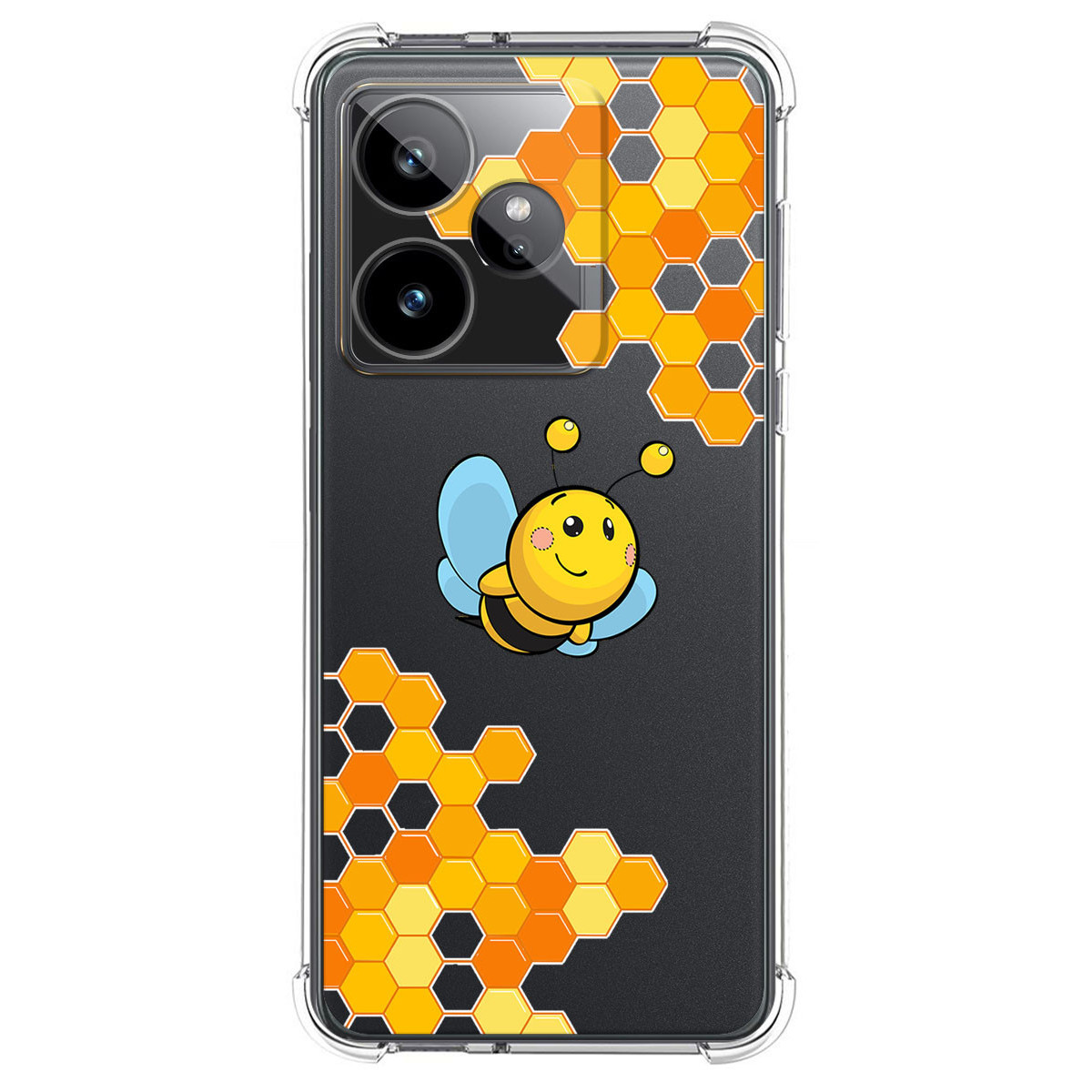 Funda Silicona Antigolpes para Realme GT 7 / GT 7T 5G diseño Abeja Dibujos