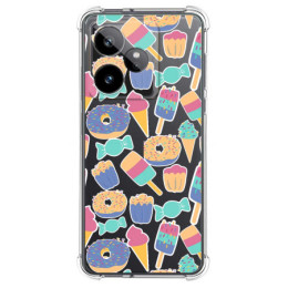 Funda Silicona Antigolpes para Realme GT 7 / GT 7T 5G diseño Dulces 02 Dibujos