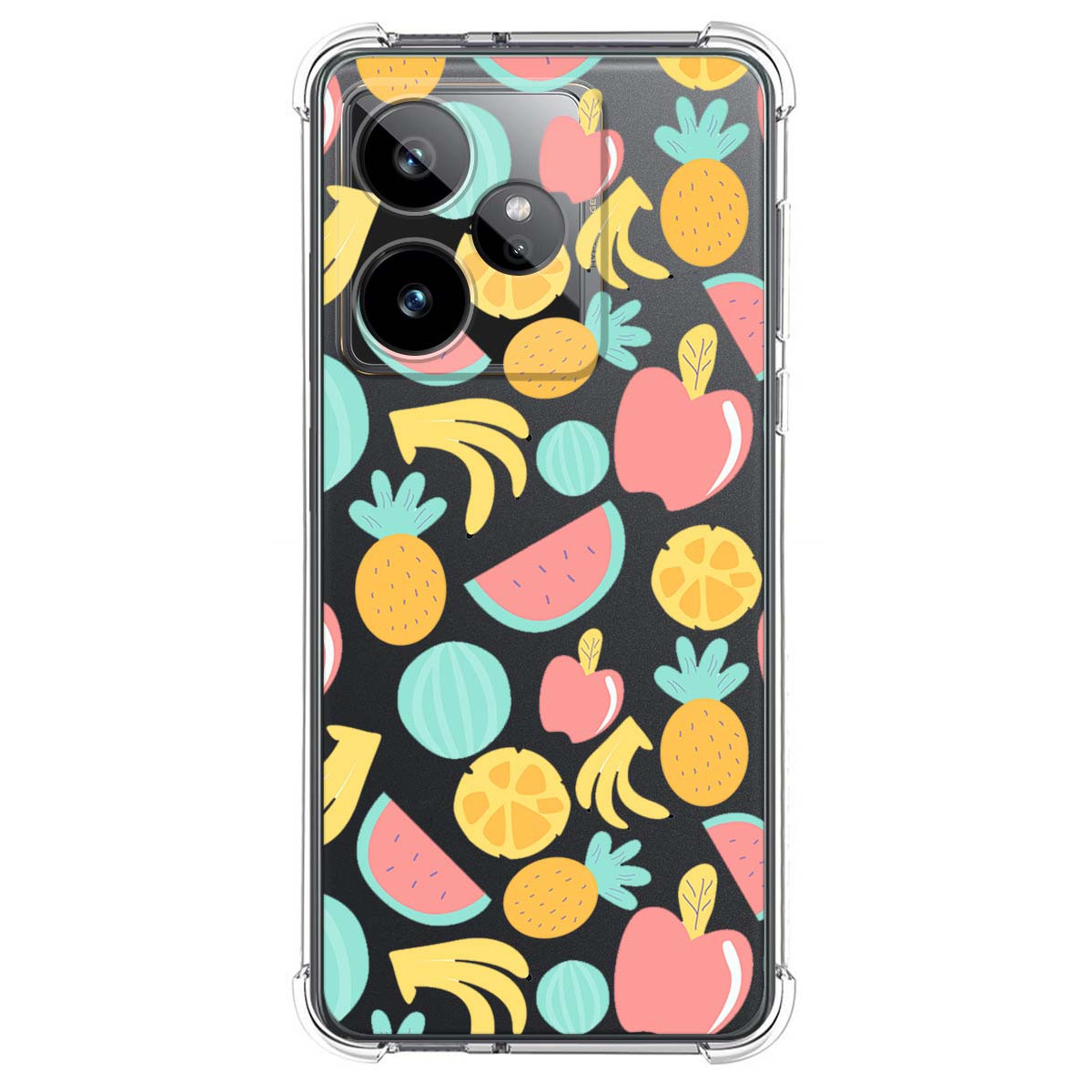 Funda Silicona Antigolpes para Realme GT 7 / GT 7T 5G diseño Frutas 02 Dibujos