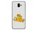 Funda Gel Tpu para Samsung Galaxy J6+ Plus Diseño Leones Dibujos