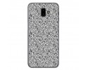 Funda Gel Tpu para Samsung Galaxy J6+ Plus Diseño Letras Dibujos