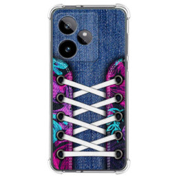Funda Silicona Antigolpes para Realme GT 7 / GT 7T 5G diseño Zapatillas 06 Dibujos