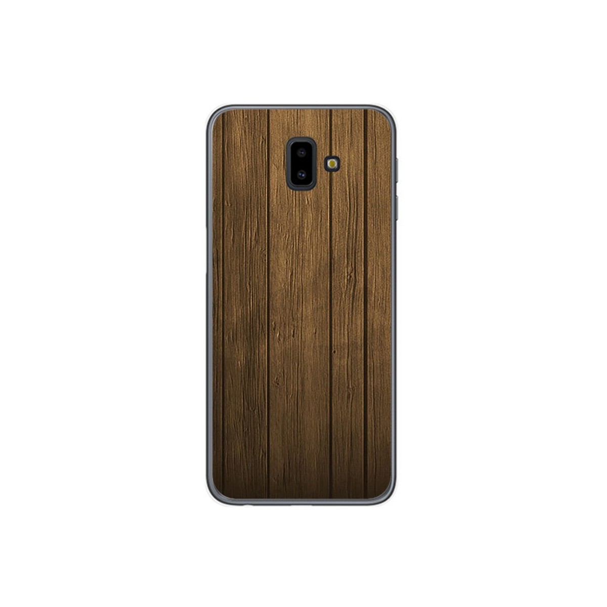 Funda Gel Tpu para Samsung Galaxy J6+ Plus Diseño Madera Dibujos