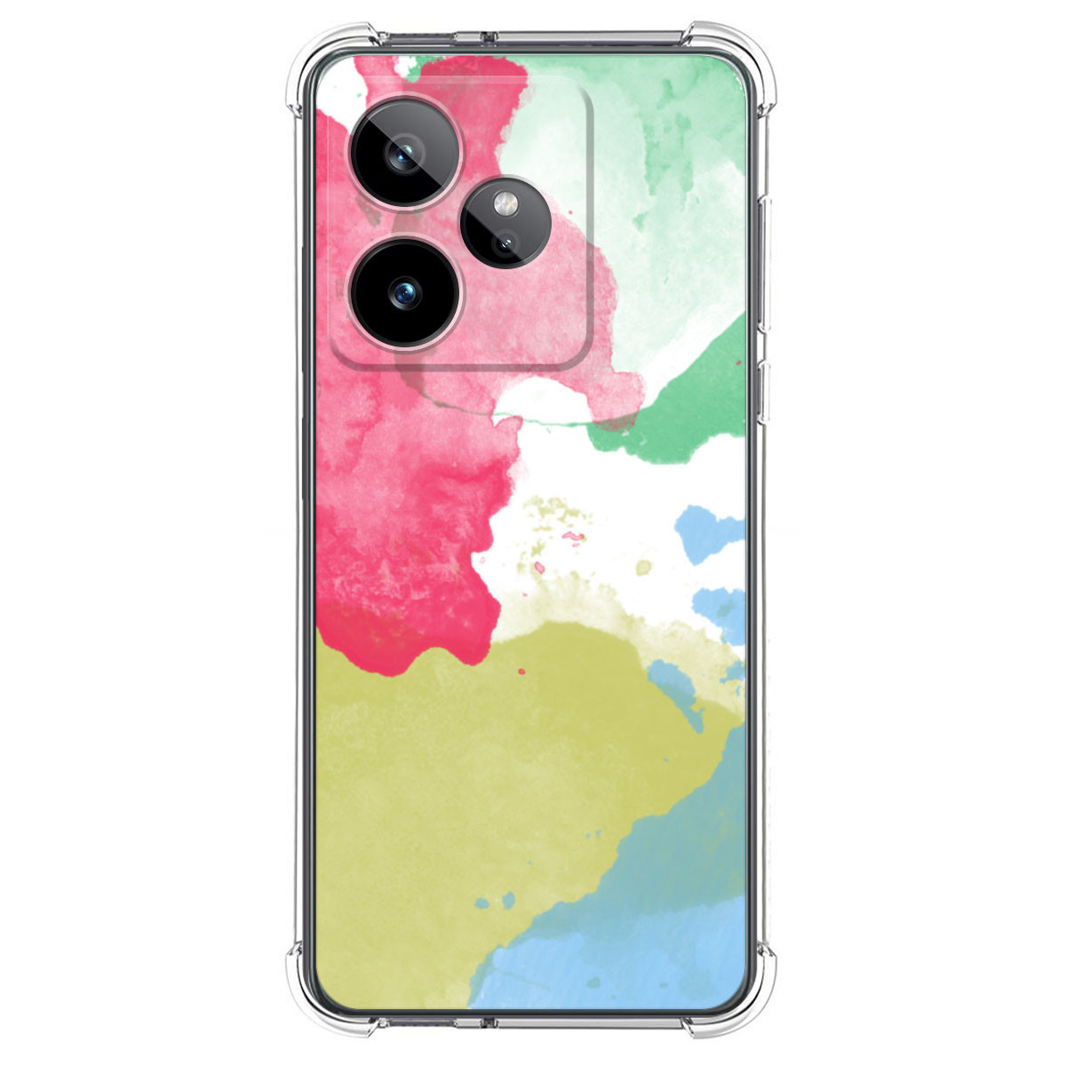 Funda Silicona Antigolpes para Realme GT 7 / GT 7T 5G diseño Acuarela 02 Dibujos