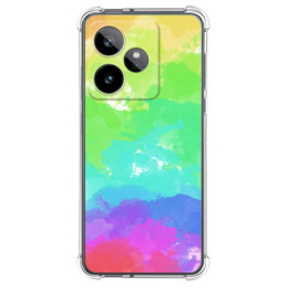 Funda Silicona Antigolpes para Realme GT 7 / GT 7T 5G diseño Acuarela 03 Dibujos