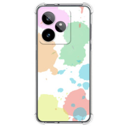 Funda Silicona Antigolpes para Realme GT 7 / GT 7T 5G diseño Acuarela 05 Dibujos