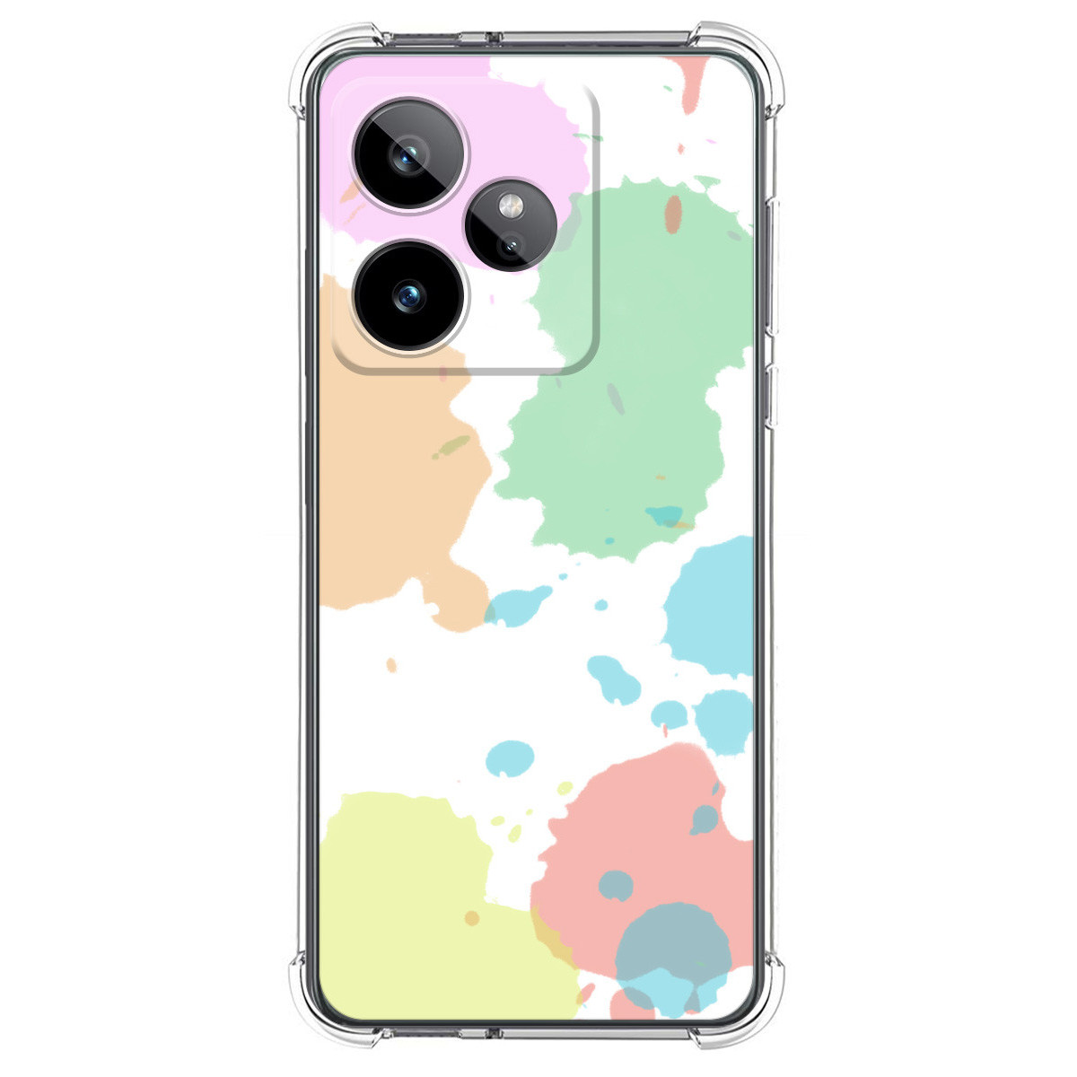 Funda Silicona Antigolpes para Realme GT 7 / GT 7T 5G diseño Acuarela 05 Dibujos