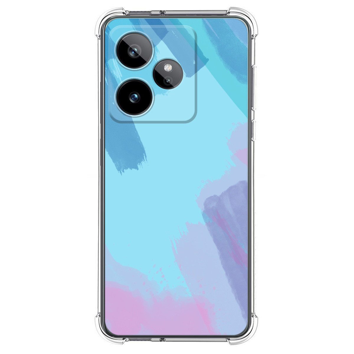 Funda Silicona Antigolpes para Realme GT 7 / GT 7T 5G diseño Acuarela 10 Dibujos