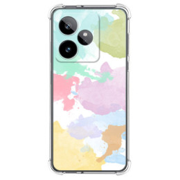 Funda Silicona Antigolpes para Realme GT 7 / GT 7T 5G diseño Acuarela 11 Dibujos