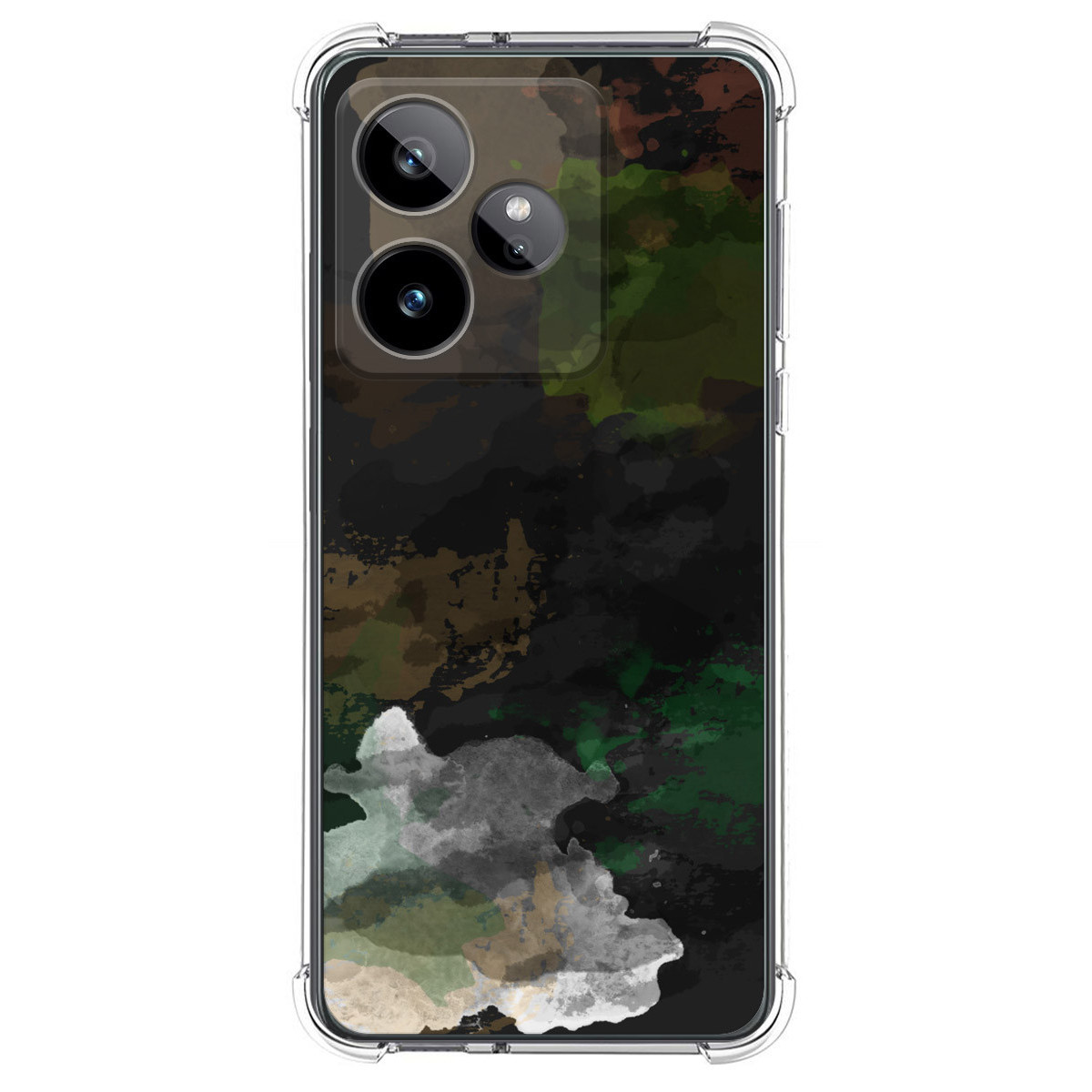 Funda Silicona Antigolpes para Realme GT 7 / GT 7T 5G diseño Acuarela 12 Dibujos