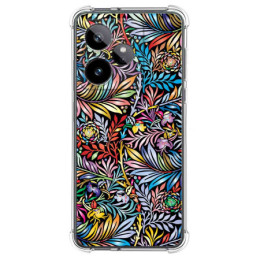 Funda Silicona Antigolpes para Realme GT 7 / GT 7T 5G diseño Flores 04 Dibujos