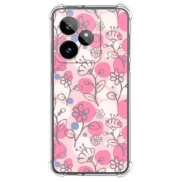 Funda Silicona Antigolpes para Realme GT 7 / GT 7T 5G diseño Flores 07 Dibujos