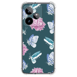 Funda Silicona Antigolpes para Realme GT 7 / GT 7T 5G diseño Flores 10 Dibujos
