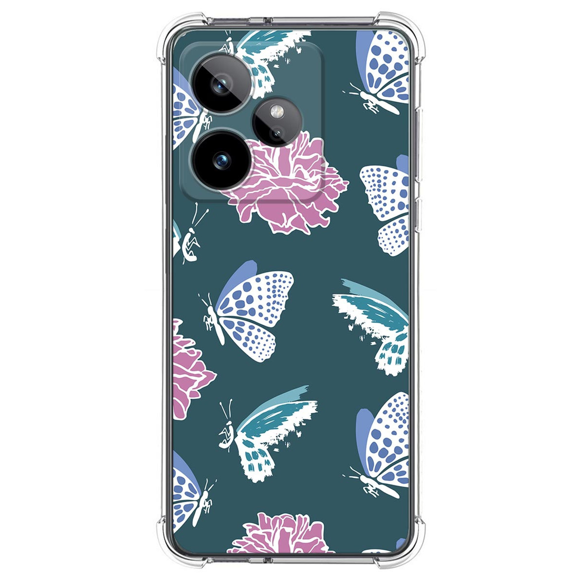 Funda Silicona Antigolpes para Realme GT 7 / GT 7T 5G diseño Flores 10 Dibujos