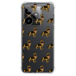Funda Silicona Antigolpes para Realme GT 7 / GT 7T 5G diseño Perros 09 Dibujos