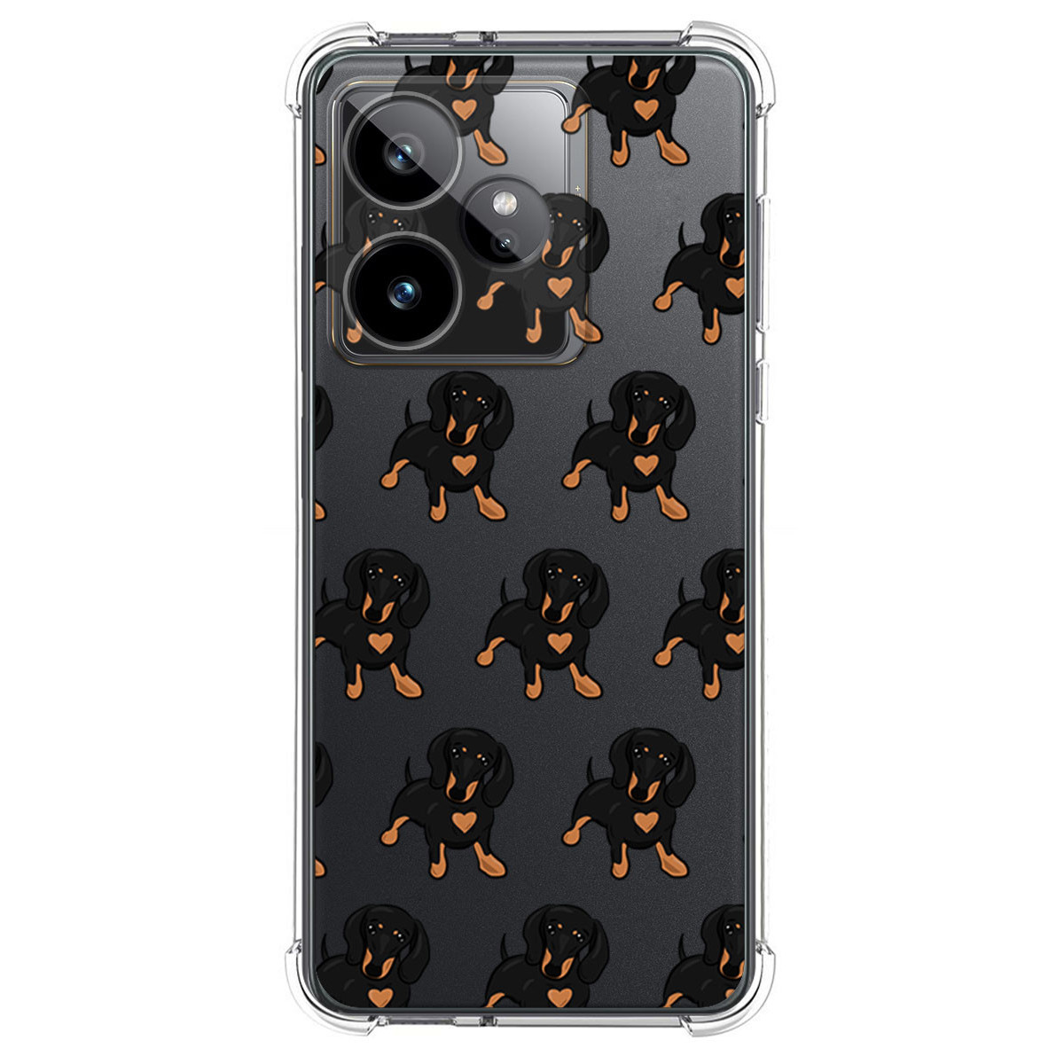 Funda Silicona Antigolpes para Realme GT 7 / GT 7T 5G diseño Perros 10 Dibujos