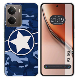 Funda Silicona para Realme P3 5G diseño Camuflaje 03 Dibujos