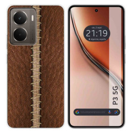 Funda Silicona para Realme P3 5G diseño Cuero 01 Dibujos