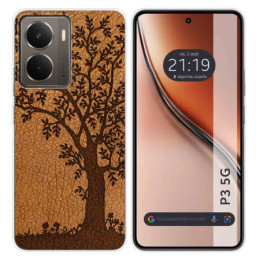 Funda Silicona para Realme P3 5G diseño Cuero 03 Dibujos