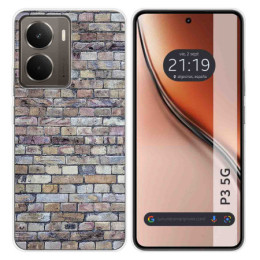 Funda Silicona para Realme P3 5G diseño Ladrillo 02 Dibujos