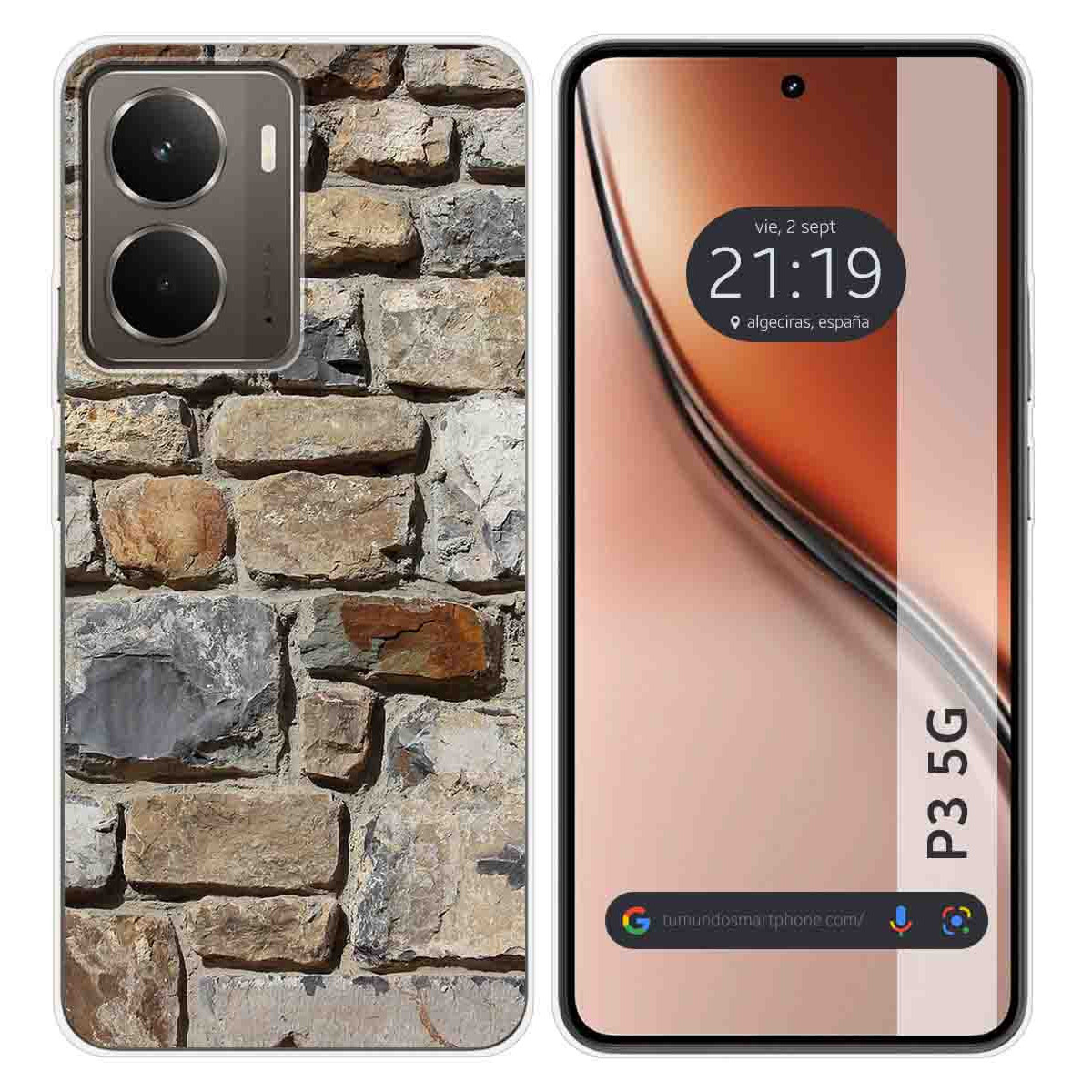 Funda Silicona para Realme P3 5G diseño Ladrillo 03 Dibujos