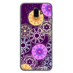 Funda Gel Tpu para Samsung Galaxy J6+ Plus Diseño Radial Dibujos